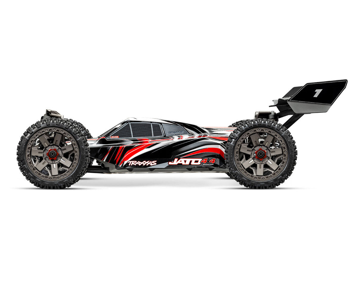 Traxxas Buggy 1/8 Jato 4x4 BL-2S RTR 90154-4 rouge - Breizh Modélisme.