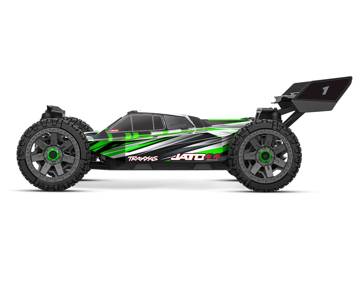 Traxxas Buggy 1/8 Jato 4x4 BL-2S RTR 90154-4 vert - Breizh Modélisme.