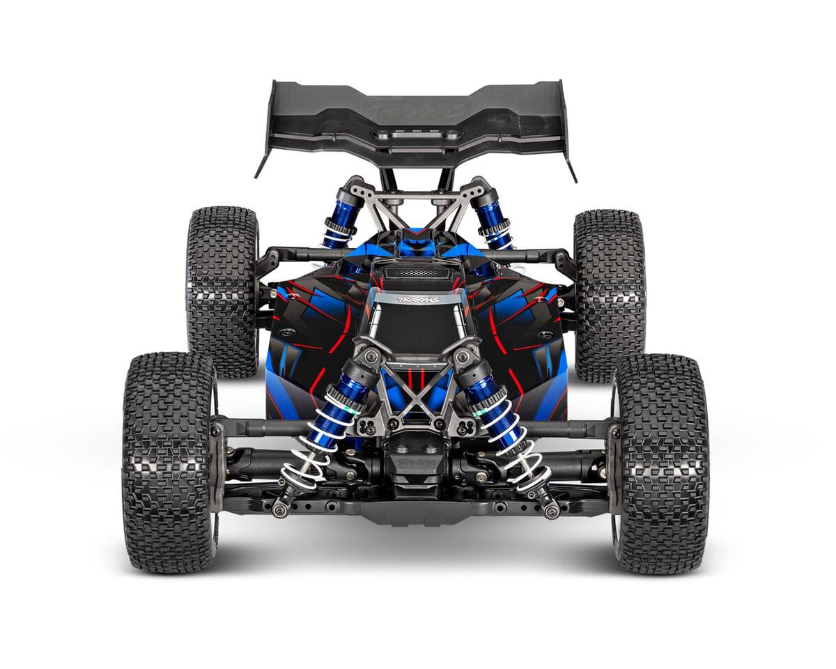 Traxxas Buggy 1/8 Jato 4x4 VXL RTR 90386-4 bleu - Breizh Modélisme.