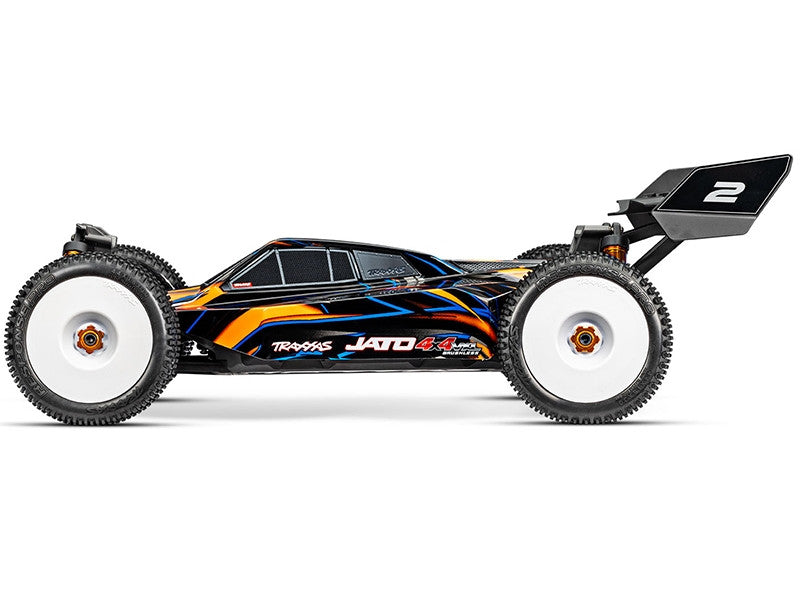 Traxxas Buggy 1/8 Jato 4x4 VXL RTR 90386-4 orange - Breizh Modélisme.