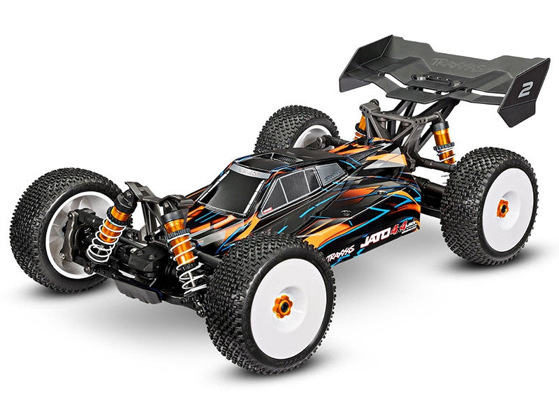 Traxxas Buggy 1/8 Jato 4x4 VXL RTR 90386-4 orange - Breizh Modélisme.