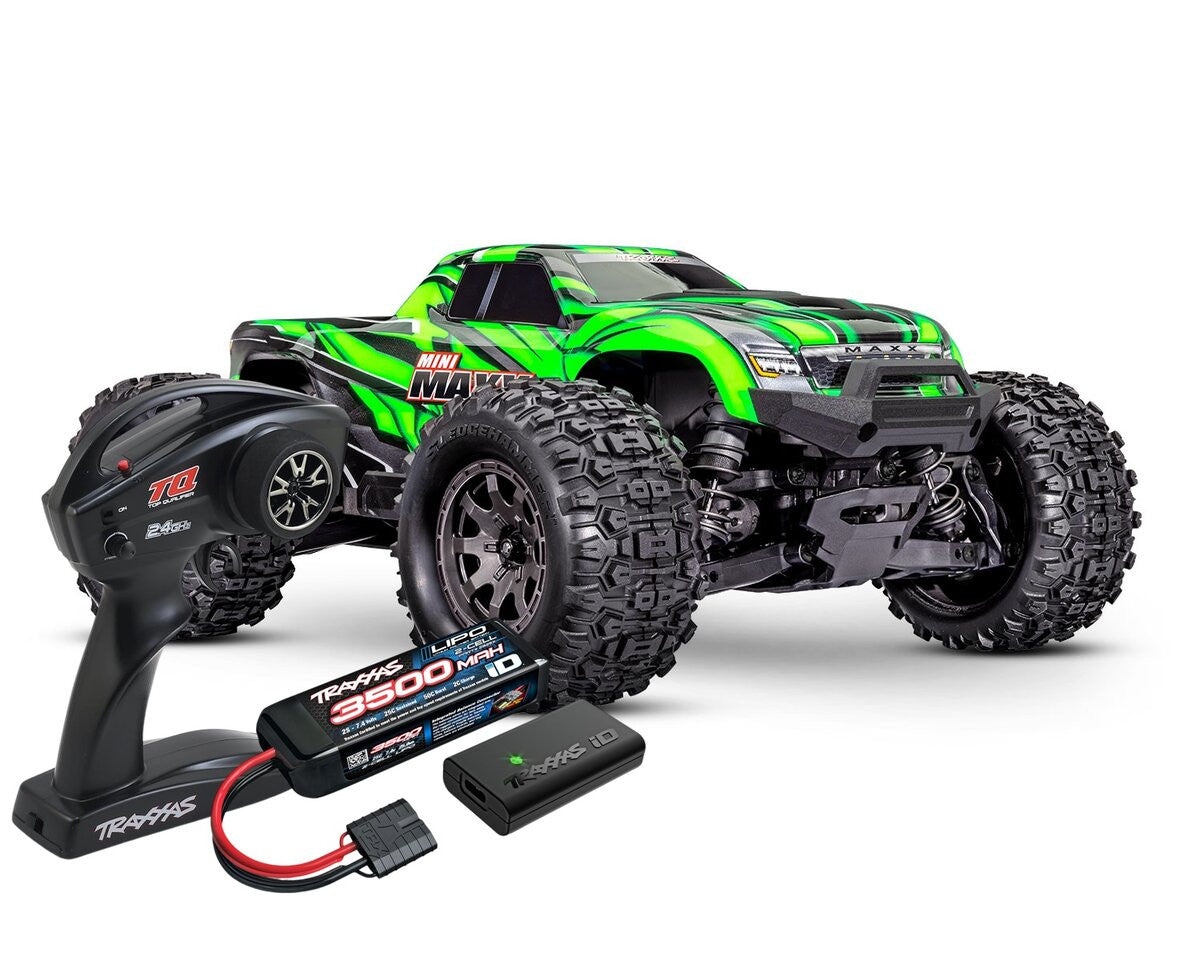 Traxxas Mini Maxx BL-2S - vert 107154-1 - Breizh Modélisme.