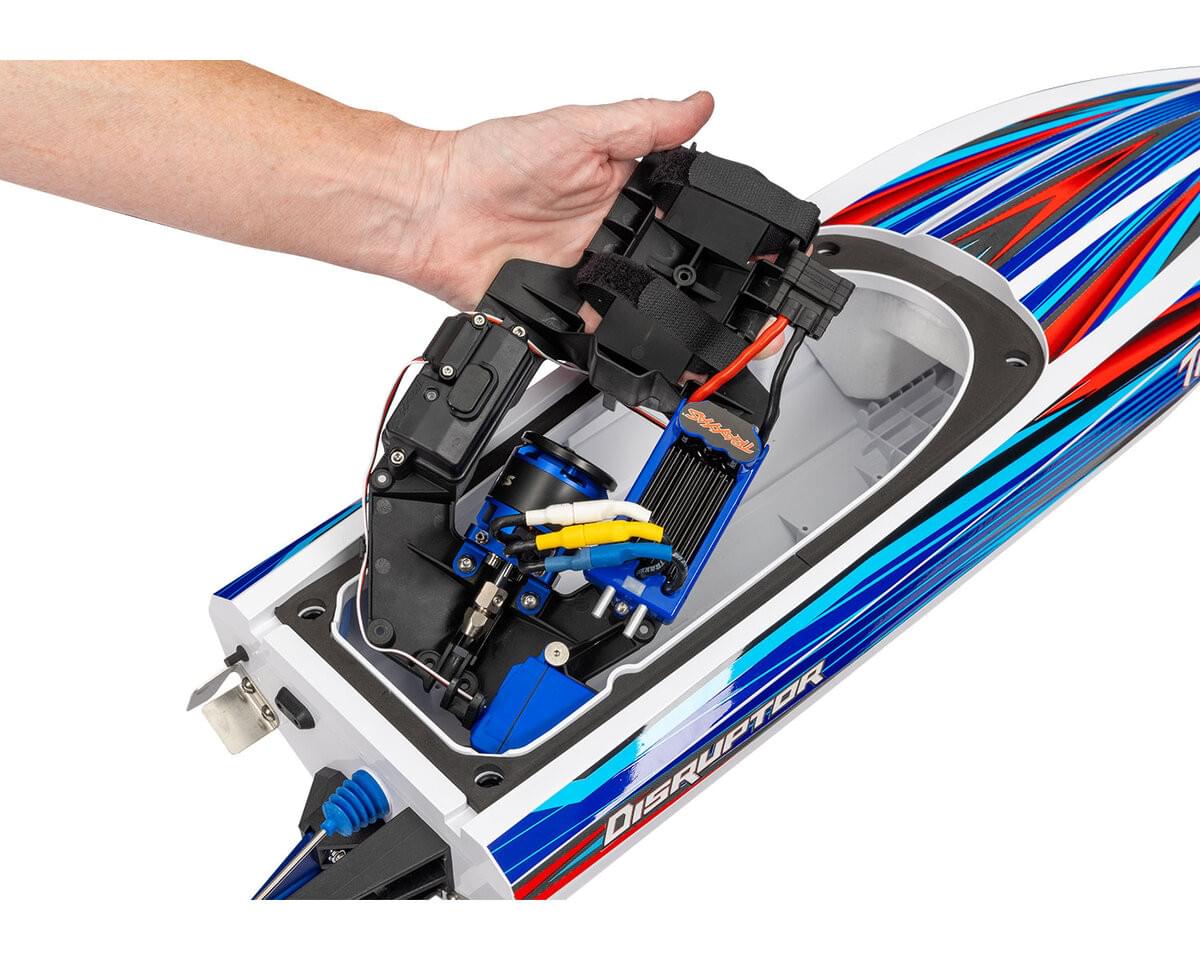 Traxxas Offshore Disruptor VXL 4S RTR 106064-4 rose - Breizh Modélisme.
