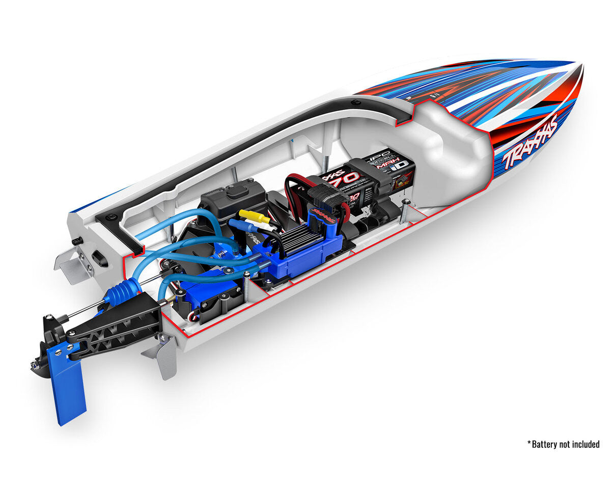 Traxxas Offshore Disruptor VXL 4S RTR 106064-4 vert - Breizh Modélisme.