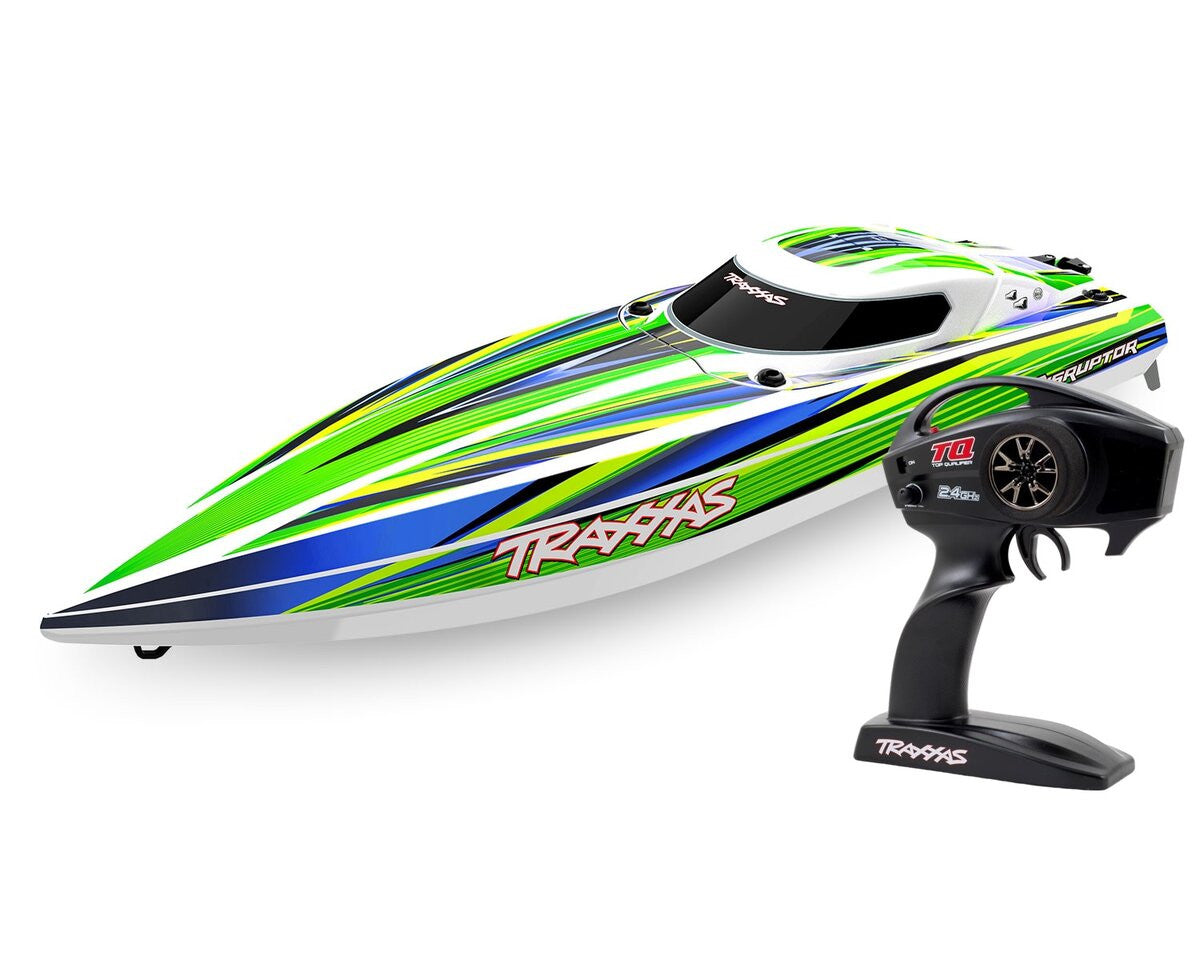 Traxxas Offshore Disruptor VXL 4S RTR 106064-4 vert - Breizh Modélisme.