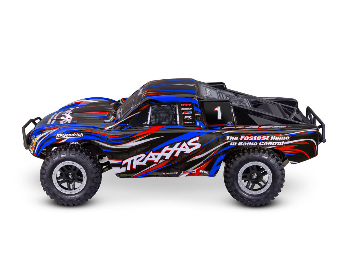 Traxxas Slash 4X2 BL-2S HD 58334-4 bleu - Breizh Modélisme.