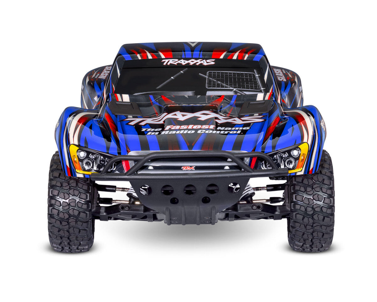 Traxxas Slash 4X2 BL-2S HD 58334-4 bleu - Breizh Modélisme.