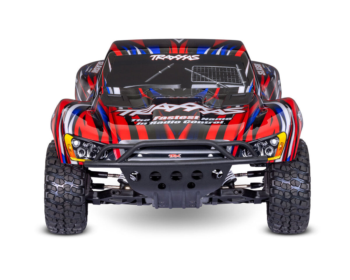 Traxxas Slash 4X2 BL-2S HD 58334-4 rouge - Breizh Modélisme.