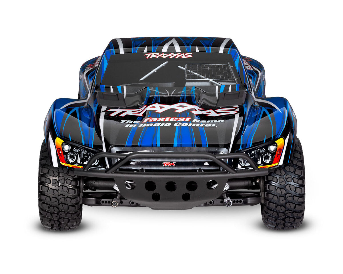 Traxxas Slash 4X4 VXL brushless HD 68386-4 bleu - Breizh Modélisme.