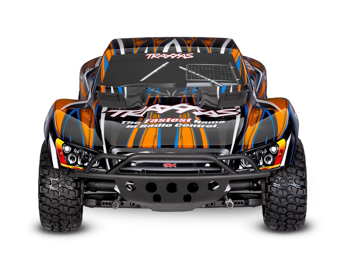 Traxxas Slash 4X4 VXL brushless HD 68386-4 orange - Breizh Modélisme.