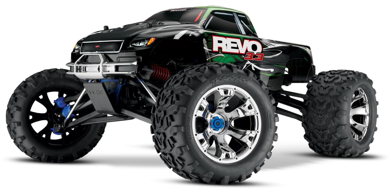 Revo 3.3 4wd Nitro Wireless / télémétrie TSM TQi RTR - Traxxas 53097-3 - Breizh Modélisme.