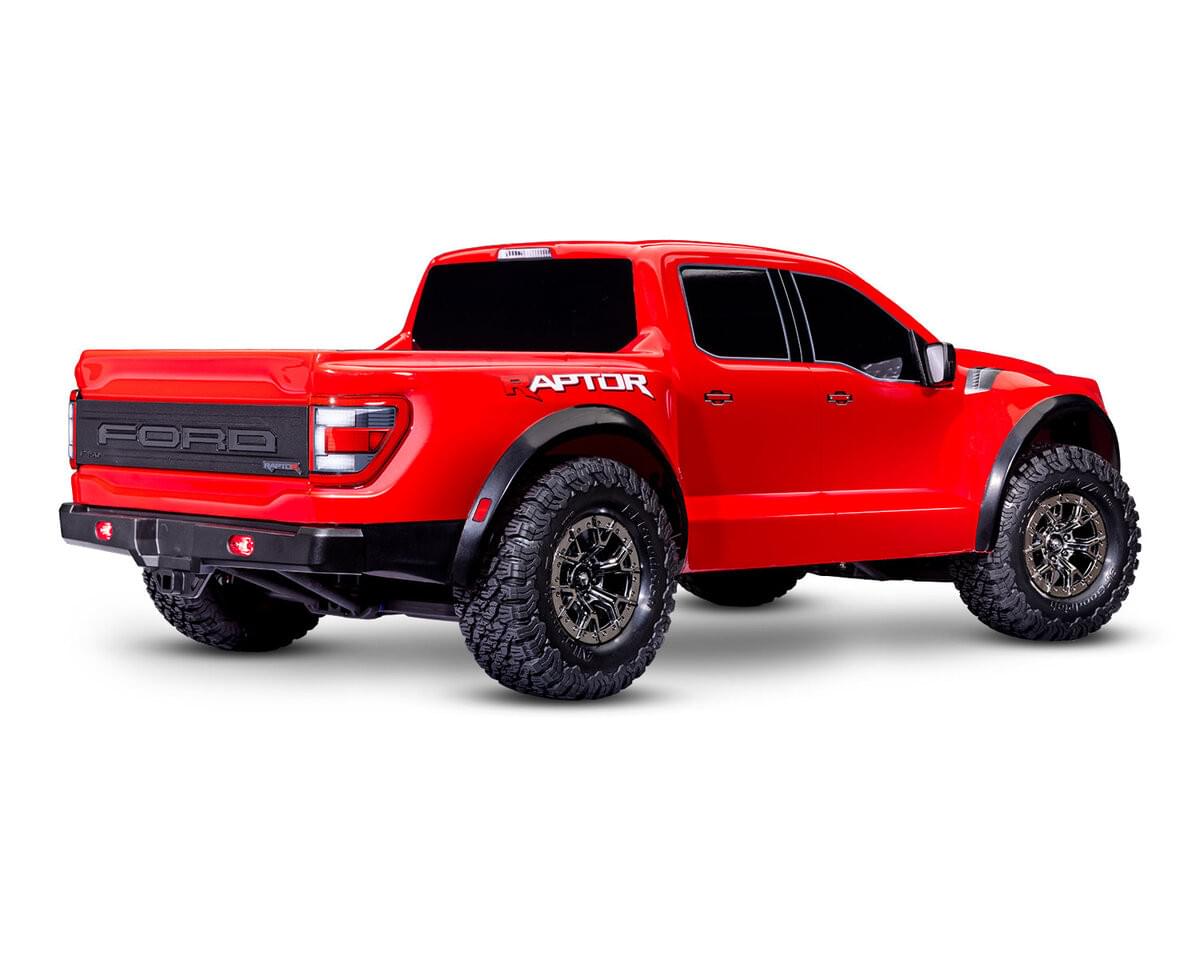 Traxxas Ford F-150 Raptor R 4x4 VXL TSM ID RTR 101076-4 rouge - Breizh Modélisme.