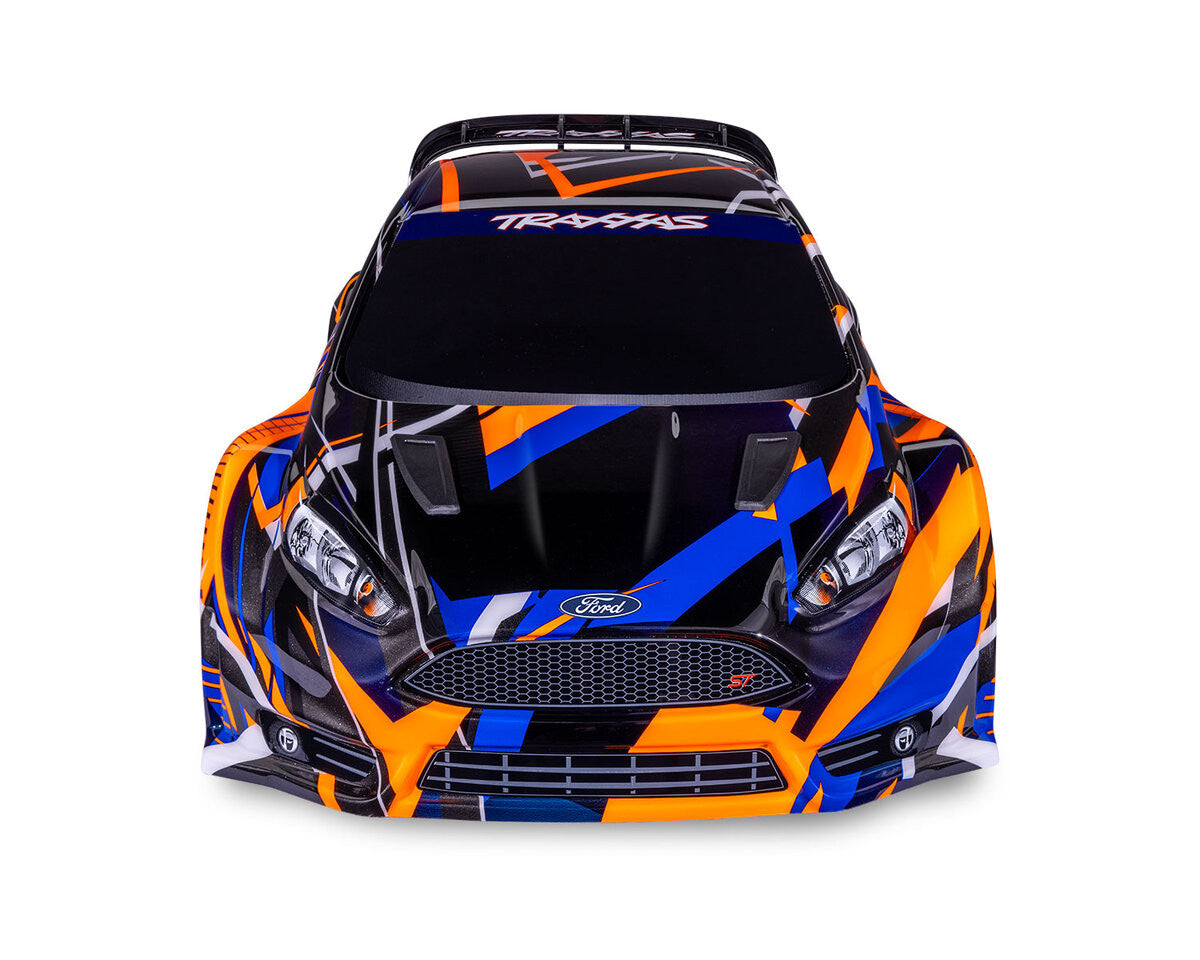 Traxxas Ford Fiesta ST Rally VXL - orange 1/10 RTR +95km/h - Breizh Modélisme.