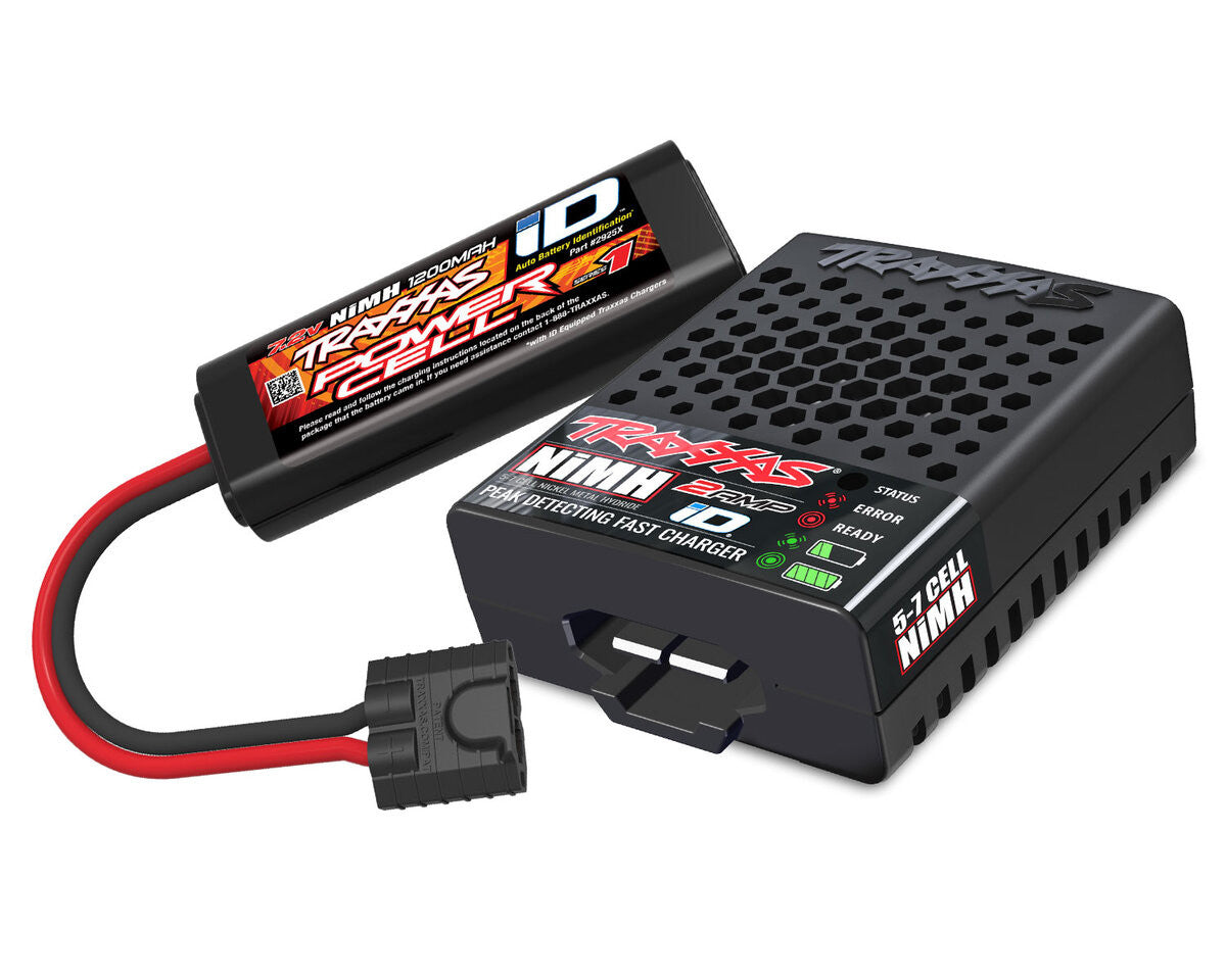 Traxxas Mini E Revo 4WD RTR 1/16 rouge 71054-8 - Breizh Modélisme.