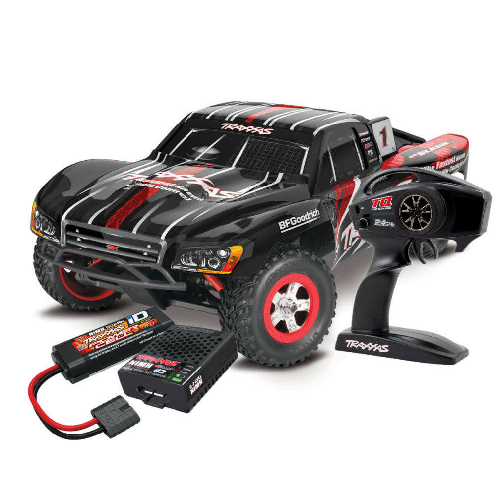 Traxxas Mini Slash 4X4 RTR 1/16 - 70054-8 noir - Breizh Modélisme.