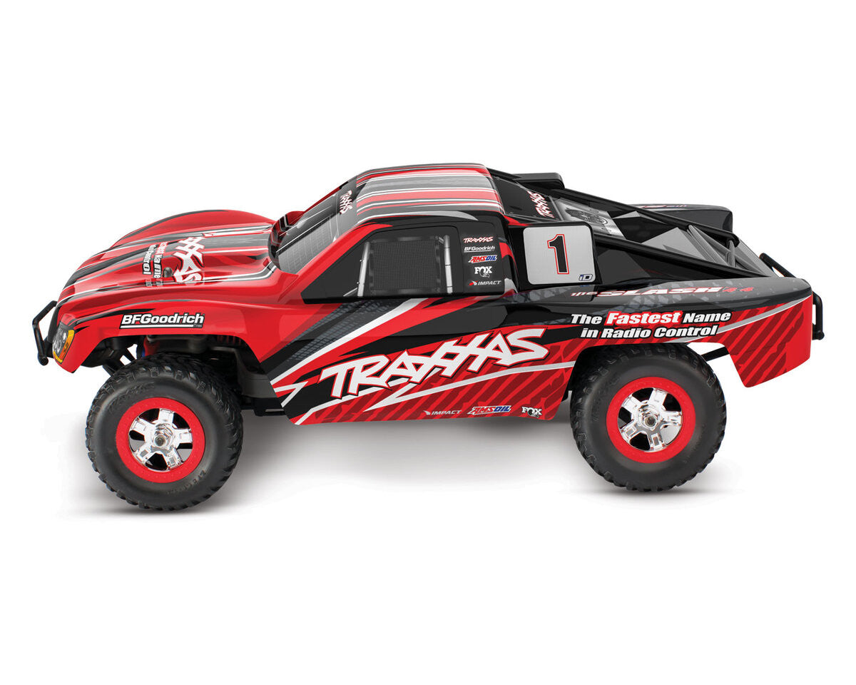 Traxxas Mini Slash 4X4 RTR 1/16 - 70054-8 rouge - Breizh Modélisme.