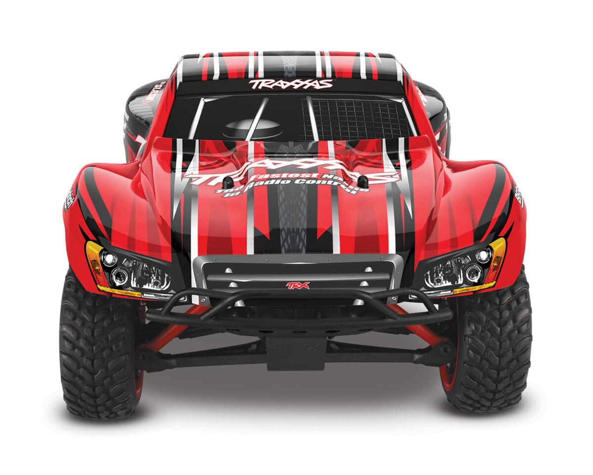 Traxxas Mini Slash 4X4 RTR 1/16 - 70054-8 rouge - Breizh Modélisme.