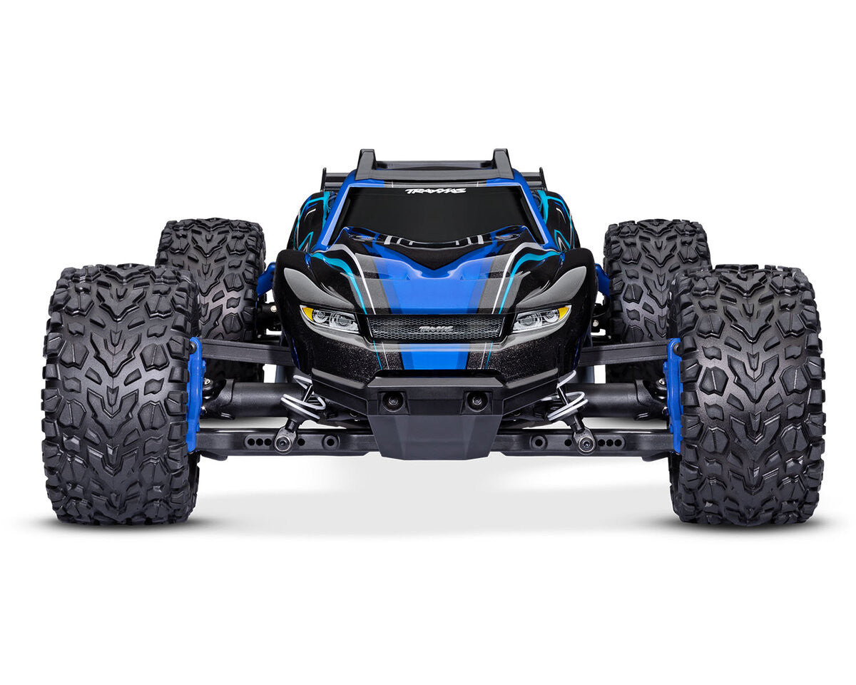 Traxxas Rustler 4x4 BL-2s RTR 67164-4 bleu - Breizh Modélisme.