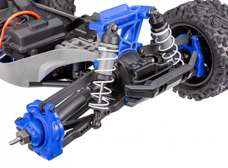 Traxxas Rustler 4x4 BL-2s RTR 67164-4 bleu - Breizh Modélisme.