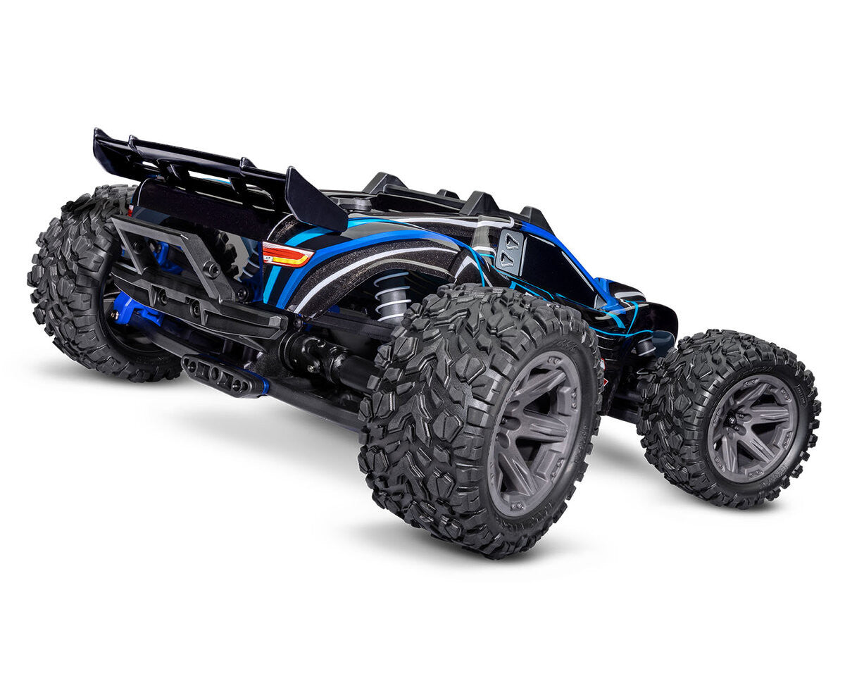 Traxxas Rustler 4x4 BL-2s RTR 67164-4 bleu - Breizh Modélisme.