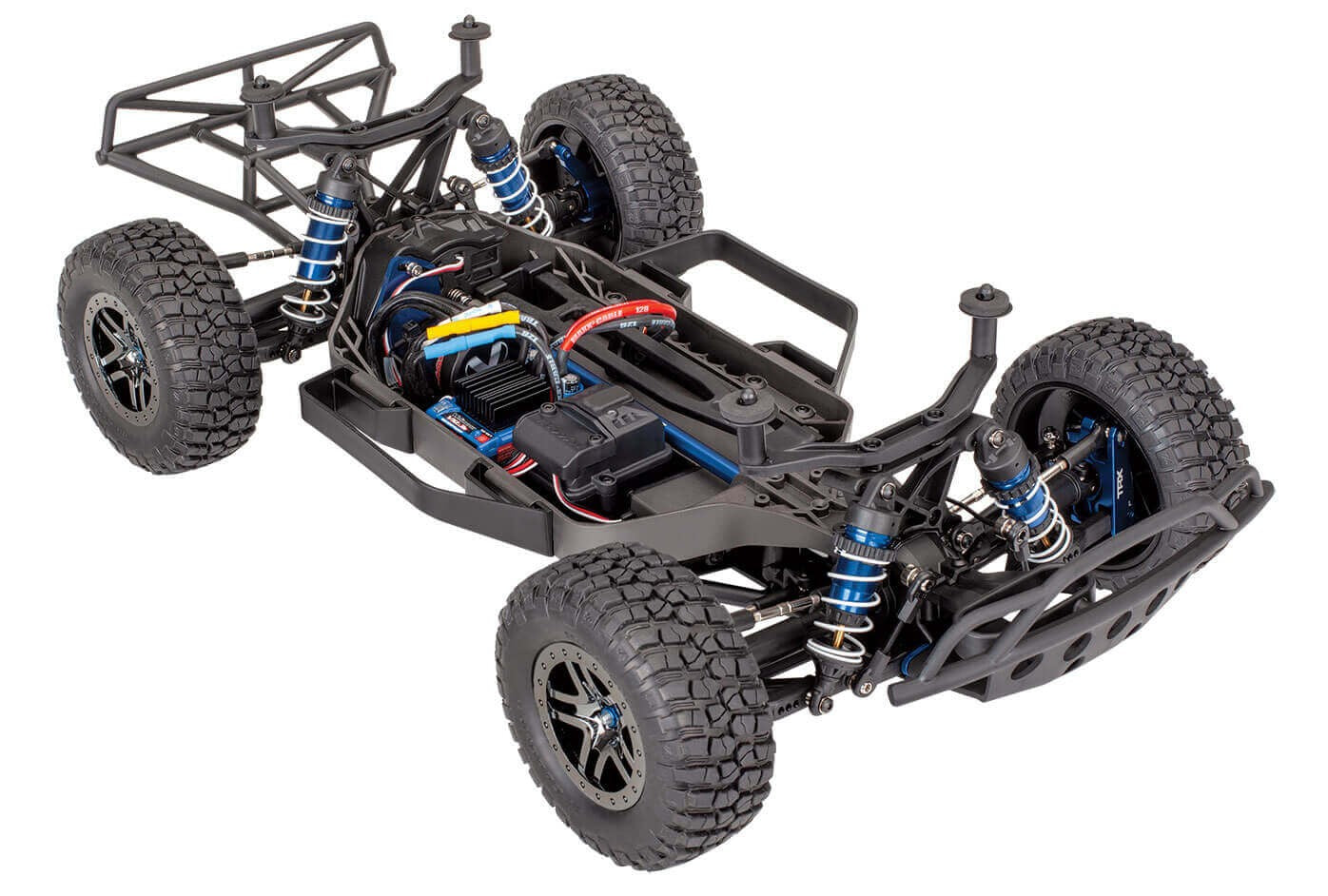 Traxxas Slash 4x4 LCG Ultimate Orange VXL TQi TSM RTR 68277-4 Clipless - Breizh Modélisme.