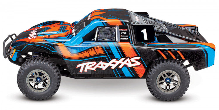 Traxxas Slash 4x4 LCG Ultimate Orange VXL TQi TSM RTR 68277-4 Clipless - Breizh Modélisme