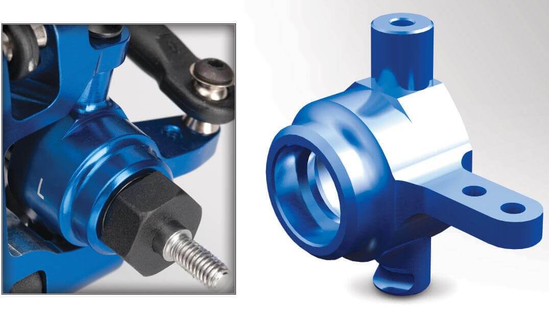 Traxxas Slash 4x4 LCG Ultimate VXL TQi TSM 68277-4 vert Clipless - Breizh Modélisme.