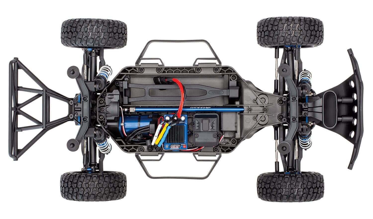 Traxxas Slash 4x4 LCG Ultimate VXL TQi TSM 68277-4 vert Clipless - Breizh Modélisme.