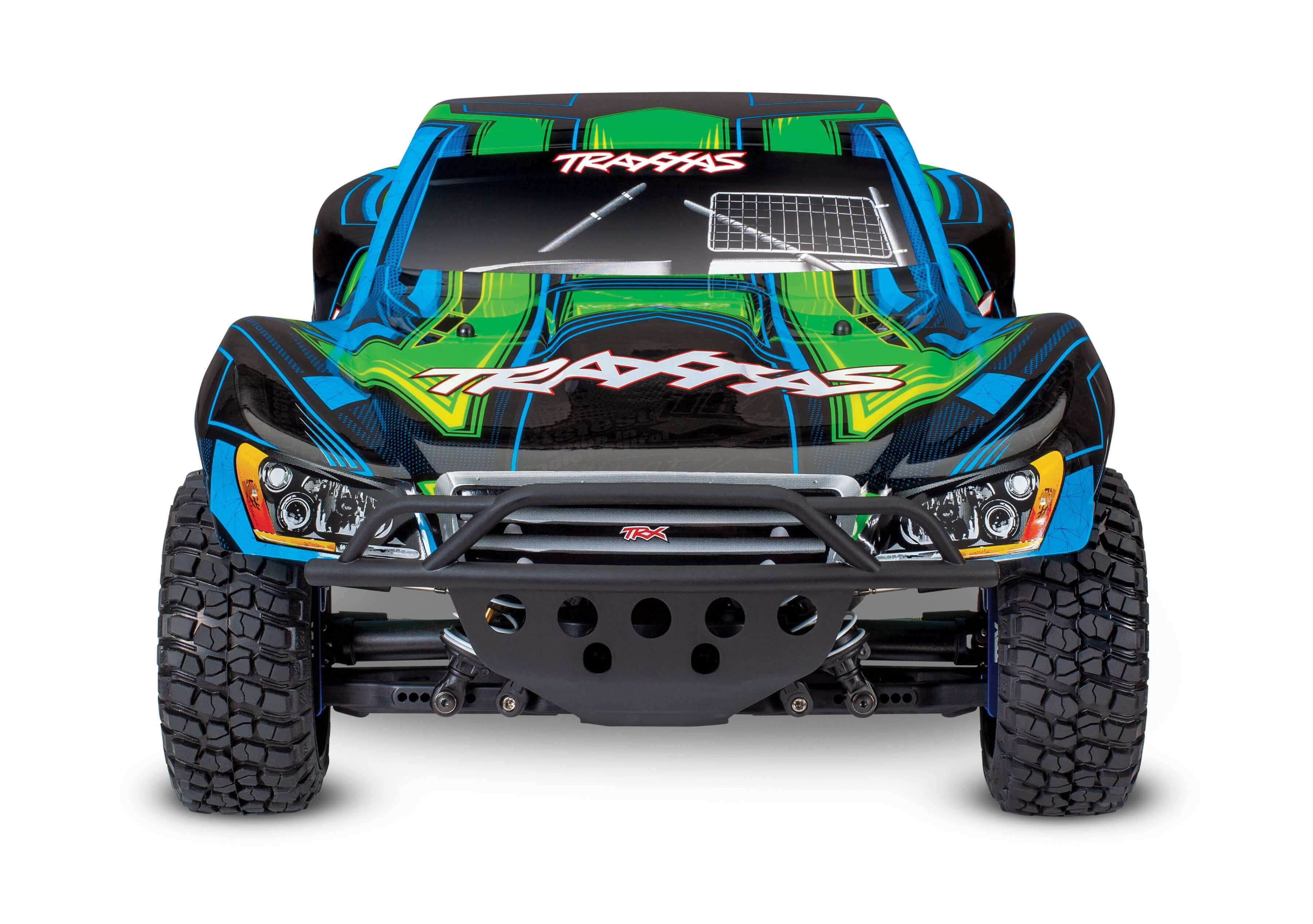 Traxxas Slash 4x4 LCG Ultimate VXL TQi TSM 68277-4 vert Clipless - Breizh Modélisme