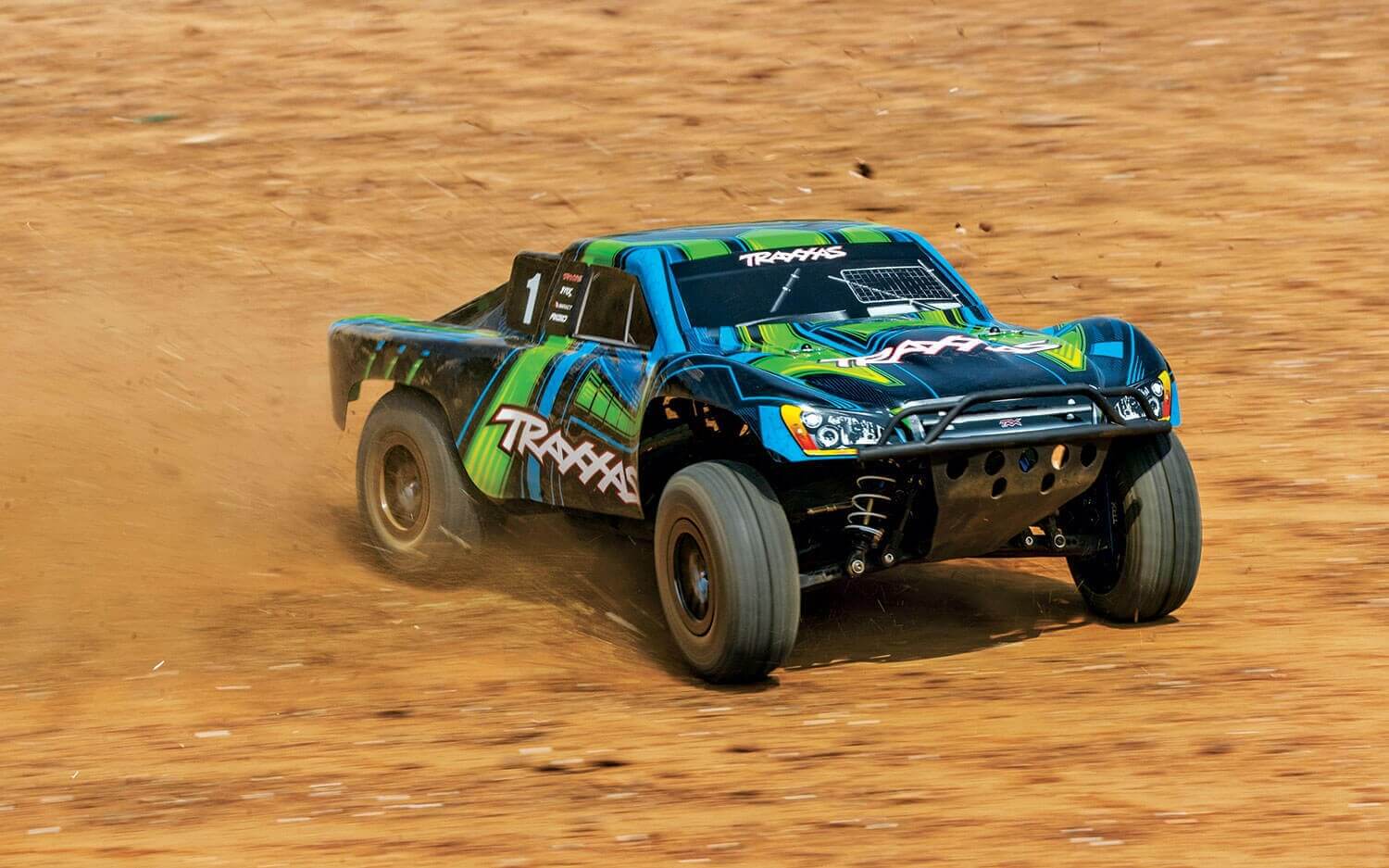 Traxxas Slash 4x4 LCG Ultimate VXL TQi TSM 68277-4 vert Clipless - Breizh Modélisme.