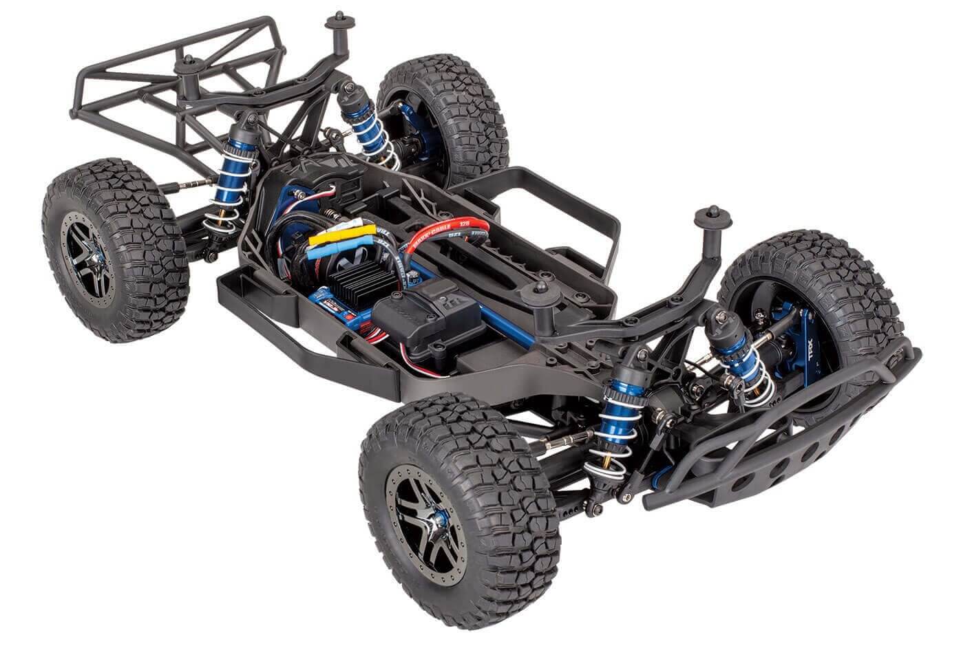 Traxxas Slash 4x4 LCG Ultimate VXL TQi TSM 68277-4 vert Clipless - Breizh Modélisme.