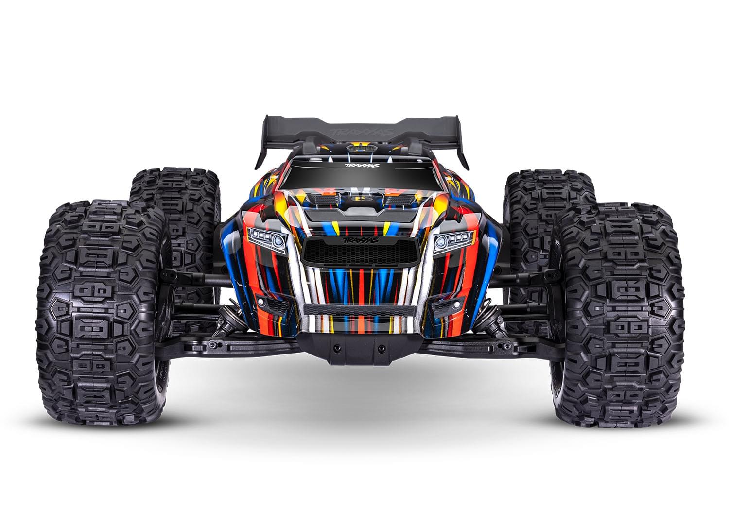 Traxxas Sledge 1/8 Brushless belted bleu VXL 6S TQi ID RTR - 95096-4 - Breizh Modélisme.