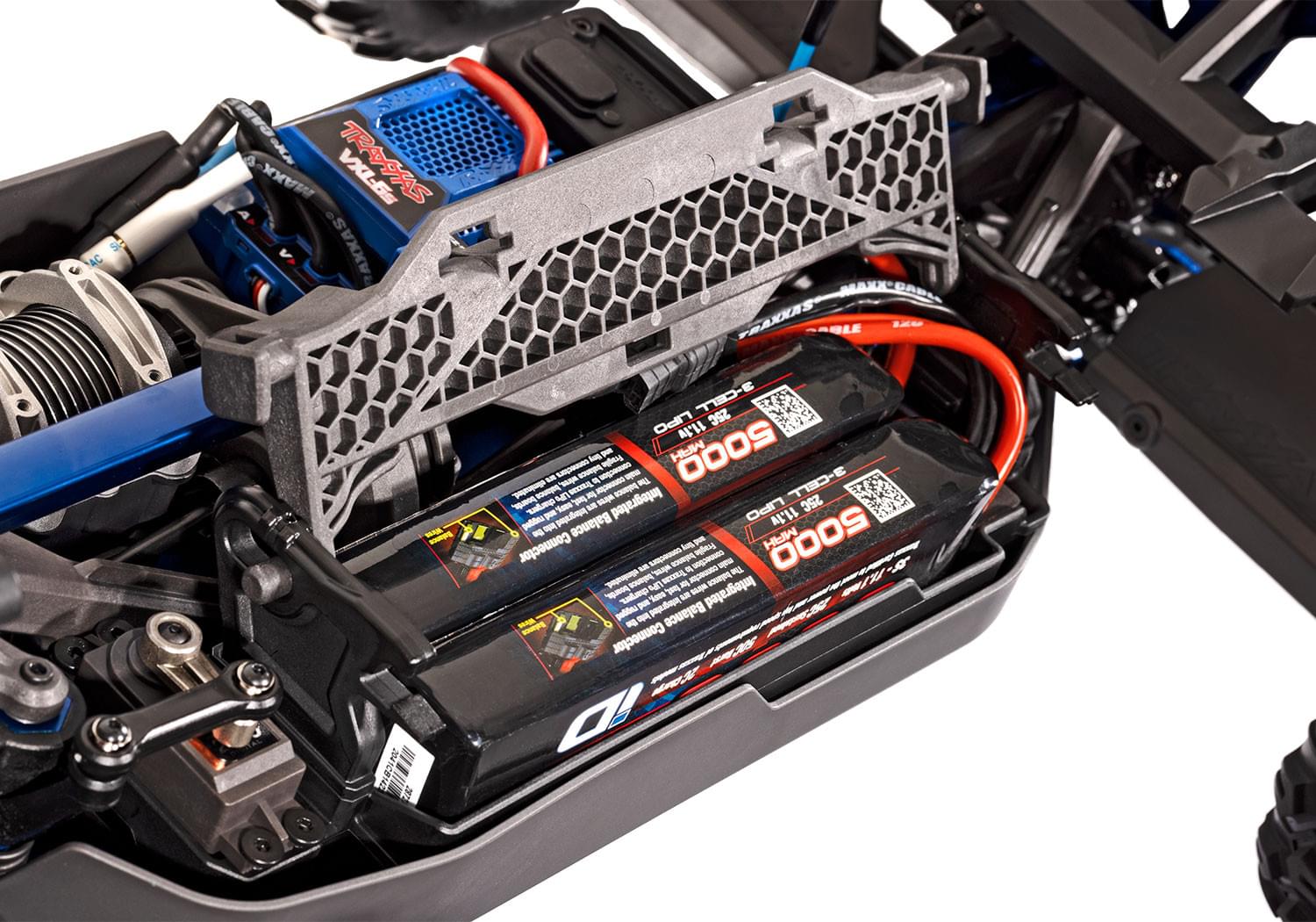 Traxxas Sledge 1/8 Brushless belted bleu VXL 6S TQi ID RTR - 95096-4 - Breizh Modélisme.