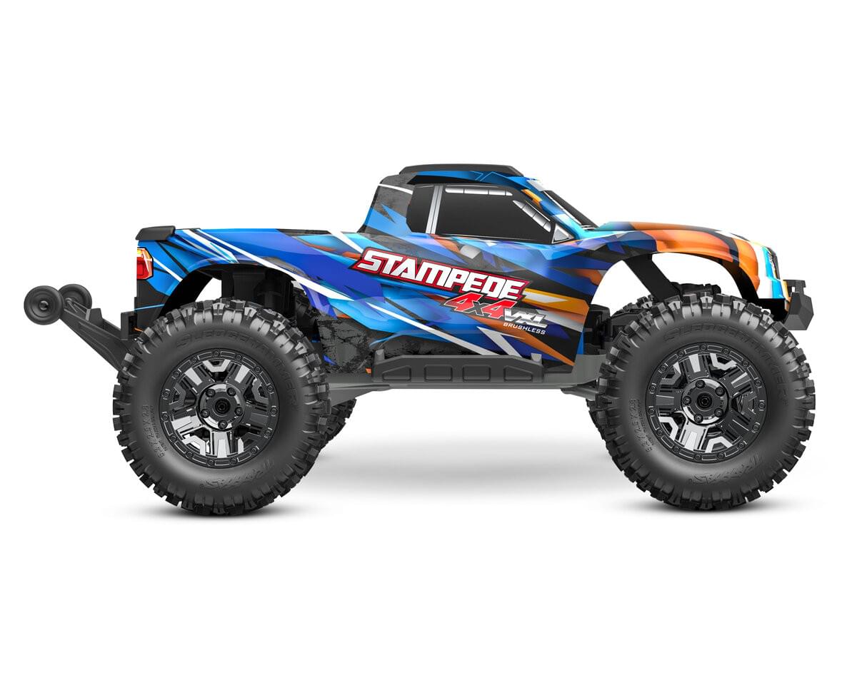 Traxxas Stampede 4x4 VXL HD 3s 1/10 RTR TQi TSM 90376-4 orange - Breizh Modélisme.