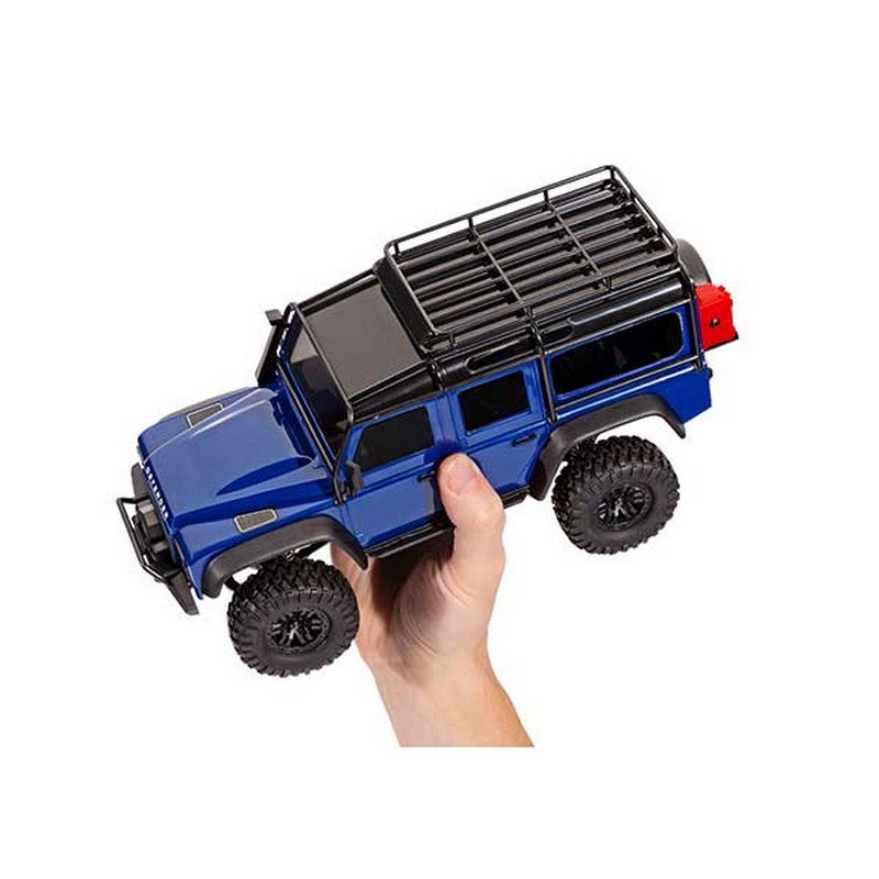 Traxxas TRX-4M 1/18 Land Rover Defender Crawler Bleu RTR - 97054-1 - Breizh Modélisme.