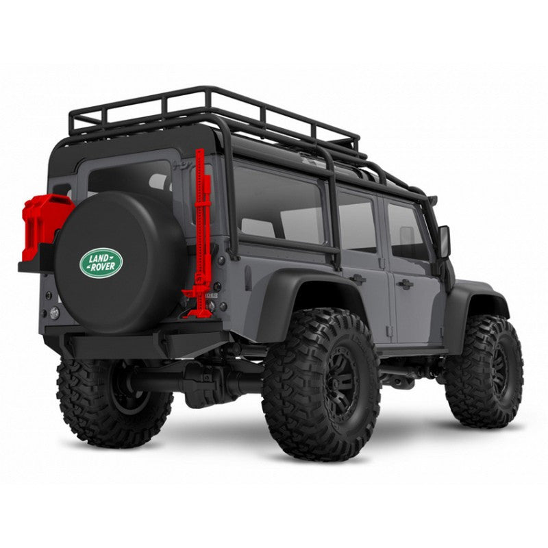Traxxas TRX-4M 1/18 Land Rover Defender Crawler Gris RTR - 97054-1 - Breizh Modélisme.