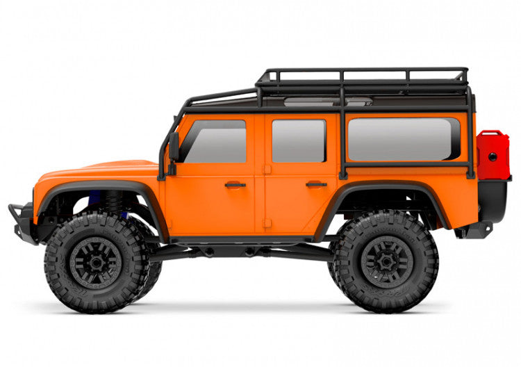 Traxxas TRX-4M 1/18 Land Rover Defender Crawler Orange RTR - 97054-1 - Breizh Modélisme.