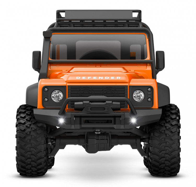 Traxxas TRX-4M 1/18 Land Rover Defender Crawler Orange RTR - 97054-1 - Breizh Modélisme.