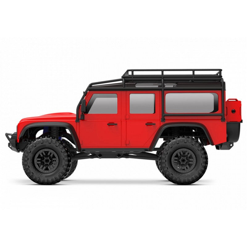 Traxxas TRX-4M 1/18 Land Rover Defender Crawler Rouge RTR - 97054-1 - Breizh Modélisme.