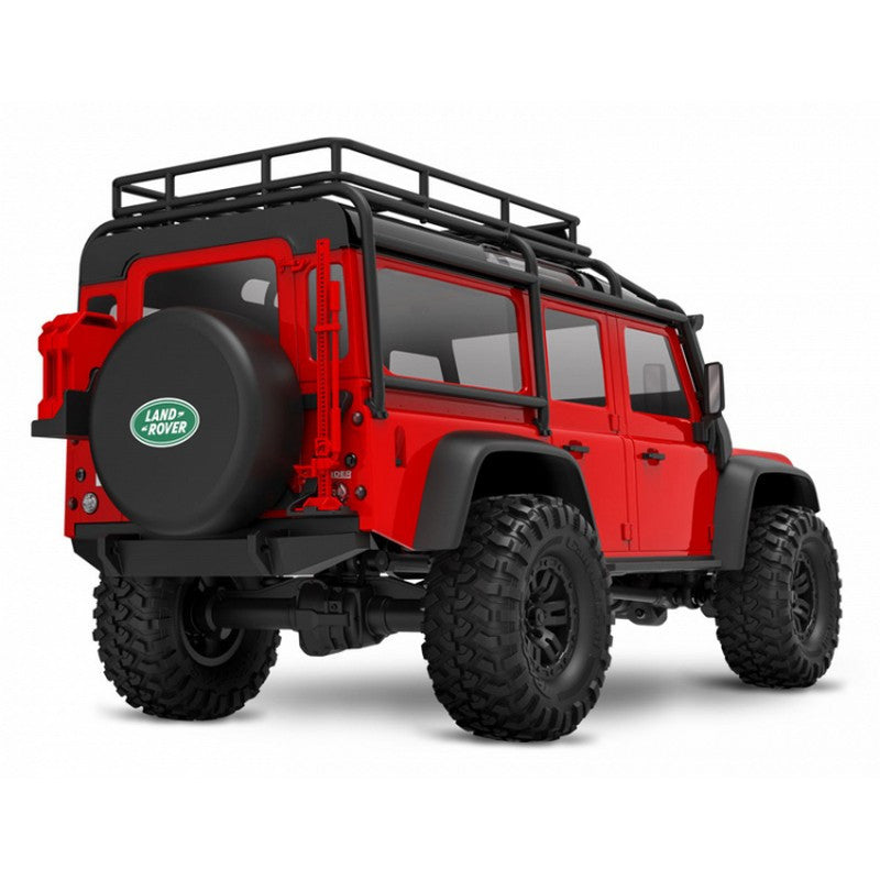 Traxxas TRX-4M 1/18 Land Rover Defender Crawler Rouge RTR - 97054-1 - Breizh Modélisme.