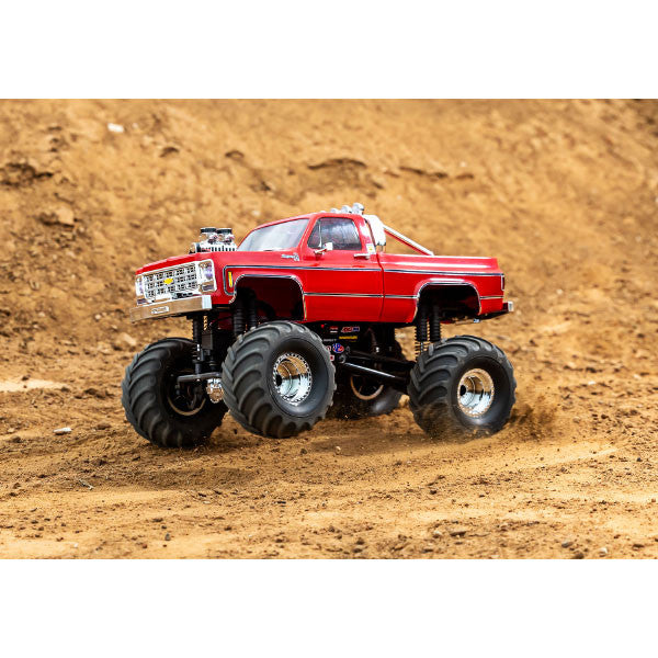 Traxxas TRX-4MT K10 monster truck 1/18 RTR - 98064-1 rouge - Breizh Modélisme.