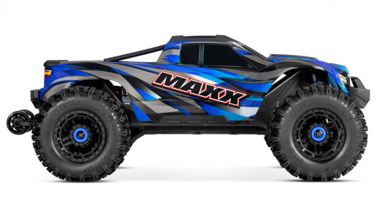 Traxxas Wide-MAXX 4S Bleu 4WD TQi TSM RTR 89086-4 - Breizh Modélisme.