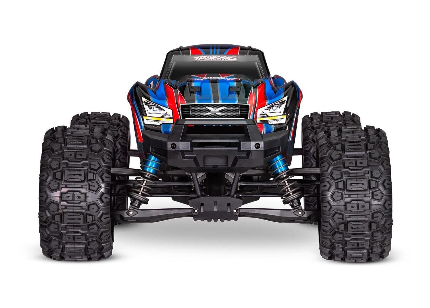 Traxxas XMaxx 4x4 8S Belted bleu RTR 1/6 brushless 77096-4 - Breizh Modélisme.
