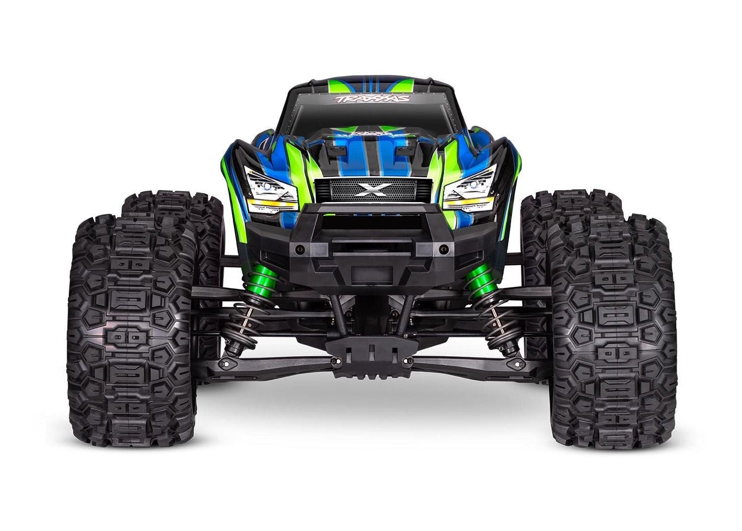 Traxxas XMaxx 4x4 8S Belted vert RTR 1/6 brushless 77096-4 - Breizh Modélisme.