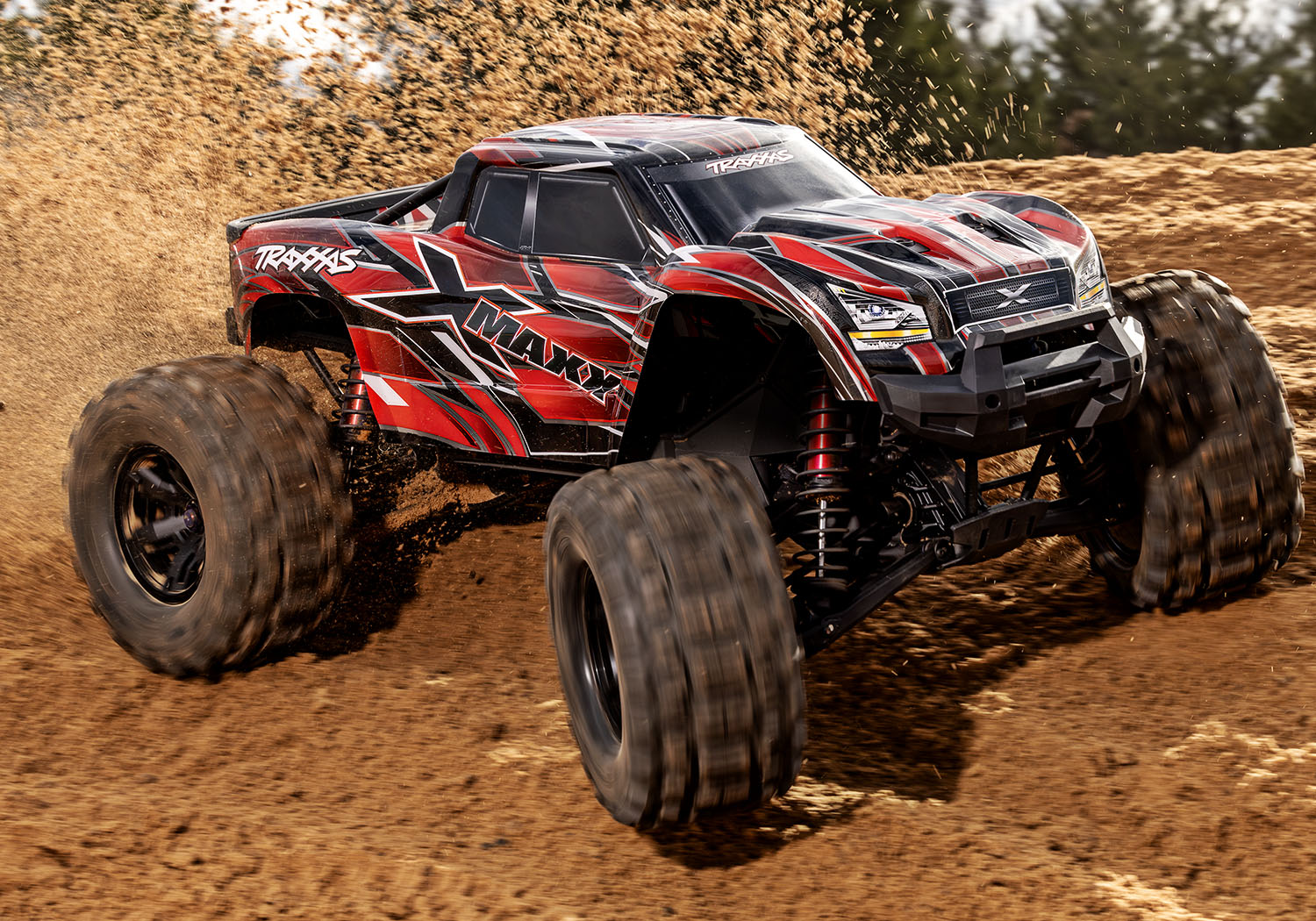 XMaxx Traxxas 8S Belted RTR 1/6 brushless 77096-4 - Breizh Modélisme.