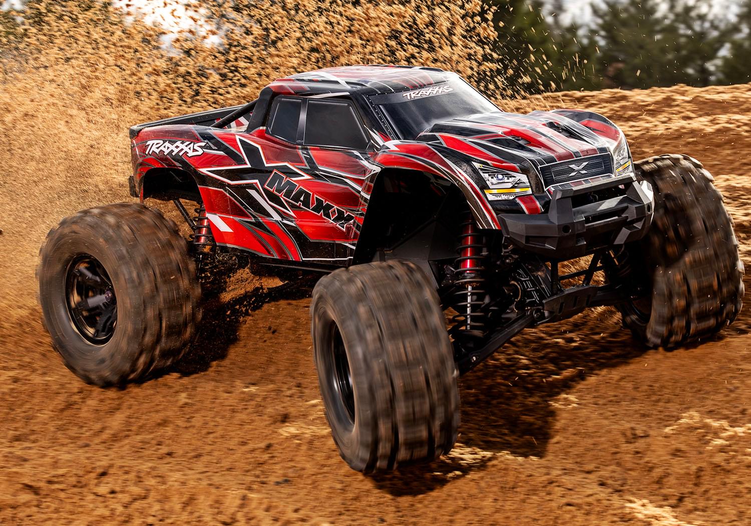 XMaxx Traxxas 8S Belted RTR 1/6 brushless 77096-4 - Breizh Modélisme.