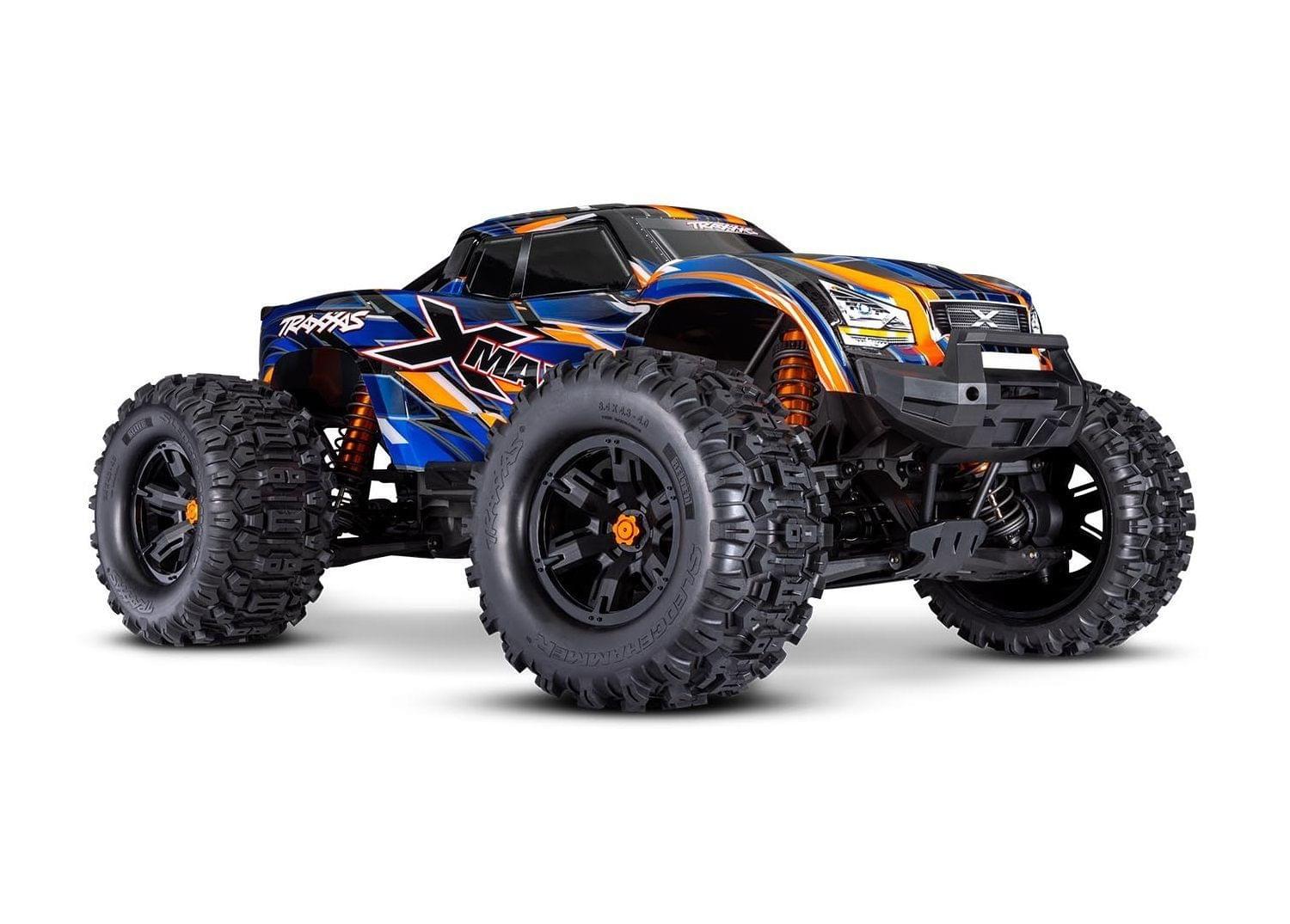 XMaxx Traxxas 8S Belted RTR orange 1/6 brushless 77096-4 - Breizh Modélisme.