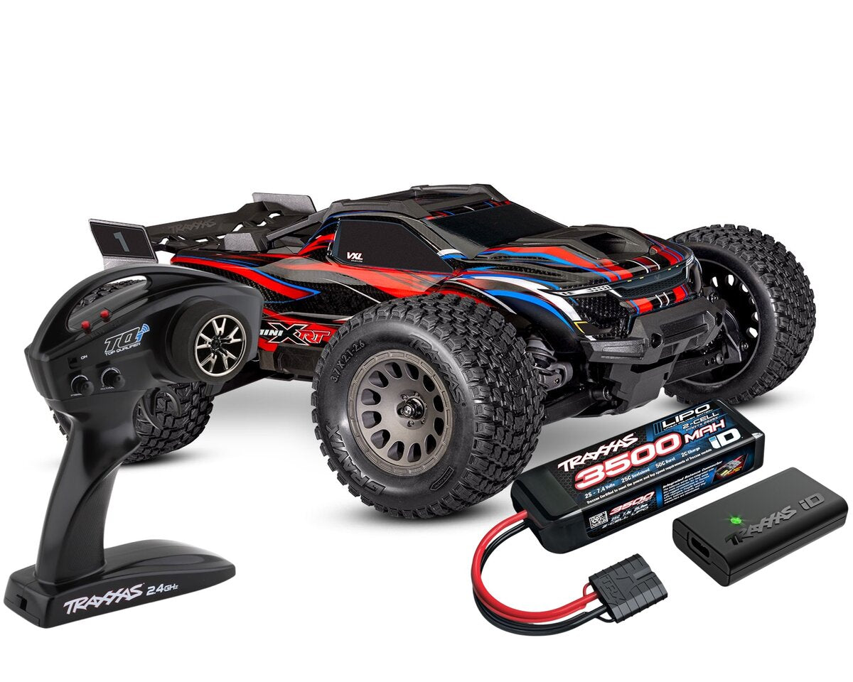 Traxxas Mini XRT VXL 3S - 108076-1 rouge (Accu/Chargeur)