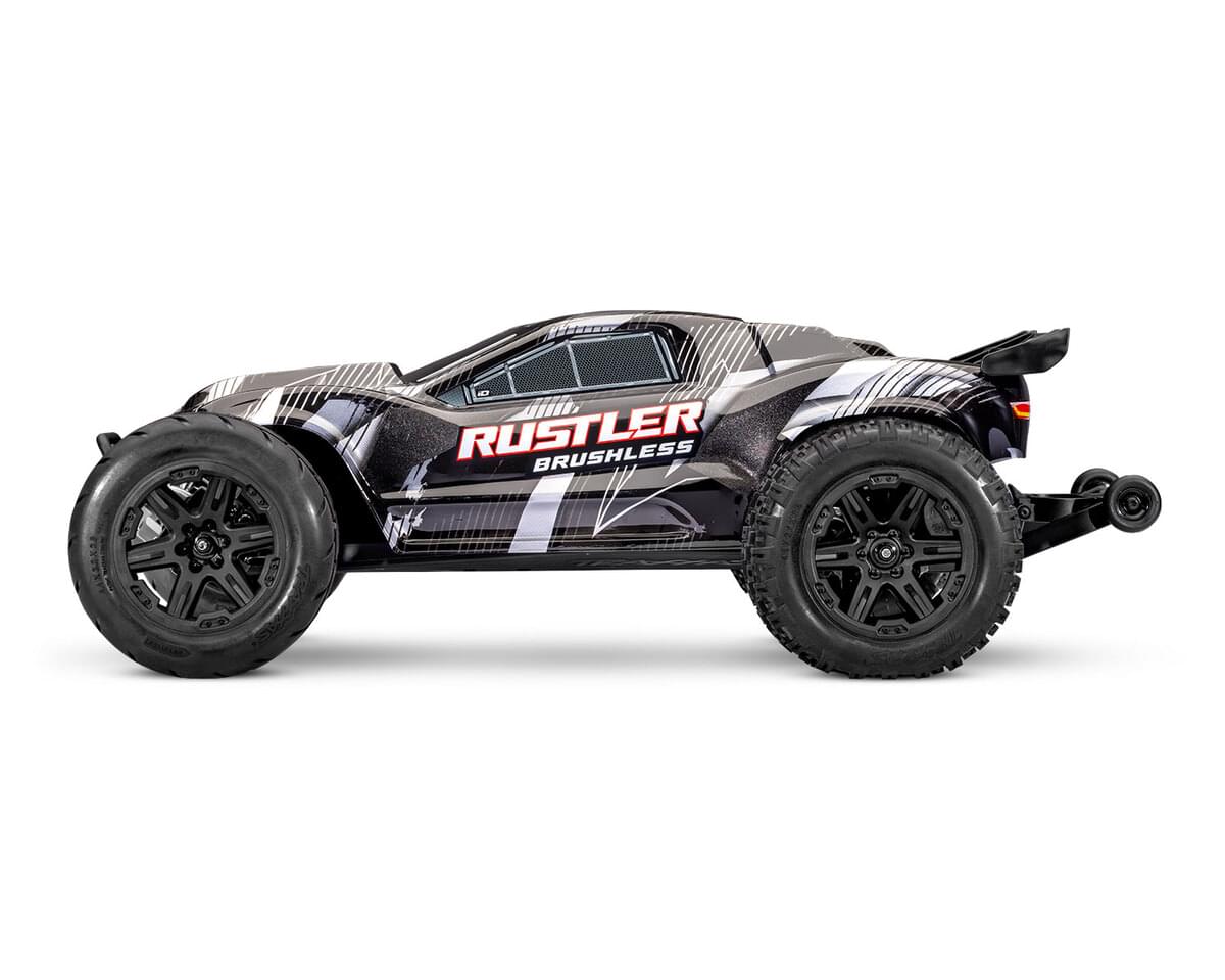 Traxxas Rustler 1:10 2WD RTR Stadium Truck noir - Breizh Modélisme.