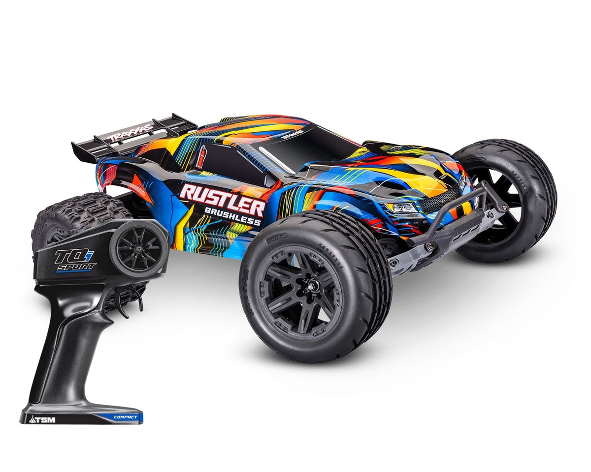Traxxas Rustler 1:10 2WD RTR Stadium Truck jaune